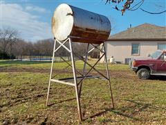 300-Gallon Fuel Tank On Stand 