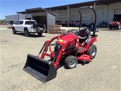 Mahindra EMax20S MFWD Compact Utility Tractor W/Loader & Mower 