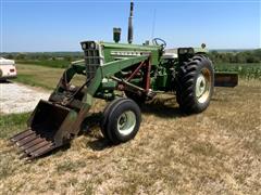 1974 Oliver 1655 2WD Row Crop Tractor W/Loader 