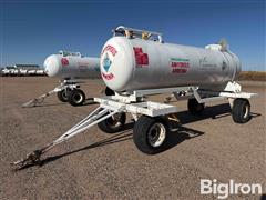 1000-Gallon NH3 Tank On Running Gear 