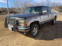 1992 Chevrolet 1500 4x4 Extended Cab Pickup 