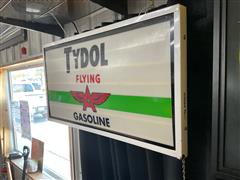 Tydol Gasoline Lighted Sign 