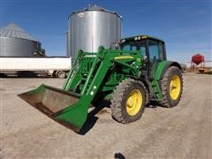 2009 John Deere 7130 Premium MFWD Tractor W/Loader 