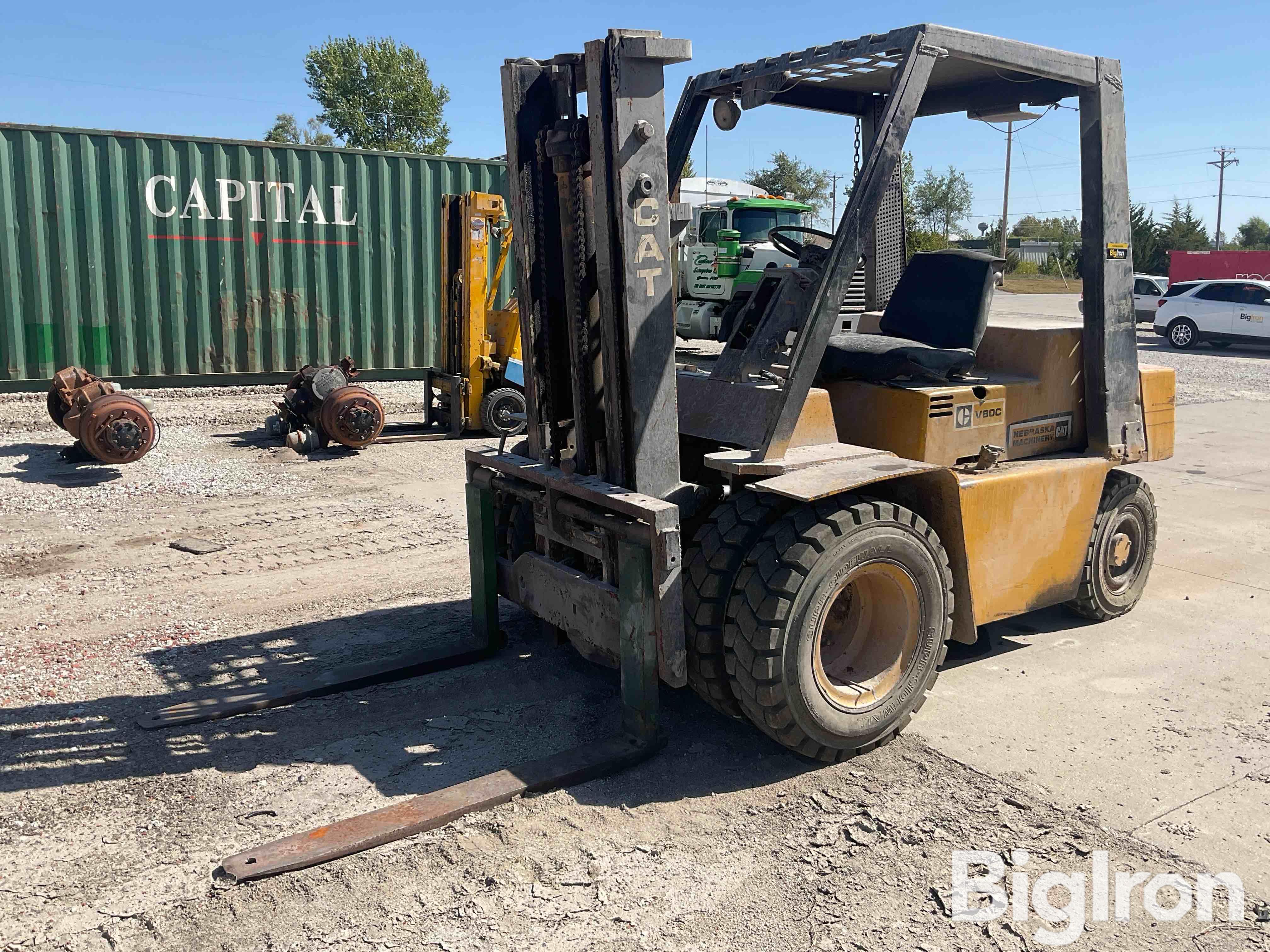 Caterpillar V80C Diesel Forklift 