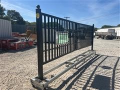 2022 Steelman 20' Farm Metal Driveway Gate 
