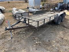 2001 22' T/A Flatbed Trailer 