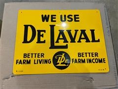 Vintage DeLaval Tin Sign 