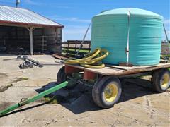 Poly Tank W/Pump On John Deere 1075 Gear 