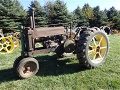 1938 John Deere A Unstyled 2WD Tractor 