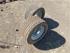 Carlisle / TurfMaster 24x12.00x12 Turf Tires On 5-Bolt Wheels 