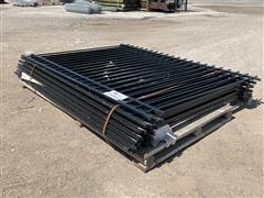 Decorative Steel Fence Sections 