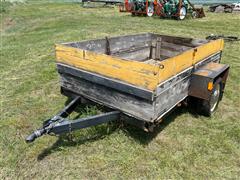 1968 Homemade 96”x76” S/A Utility Trailer 