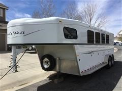 2005 Trails West 4H Classic T/A Gooseneck Horse Trailer 