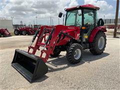 2022 Mahindra 2660 PST CAB Compact Utility Tractor W/Loader 