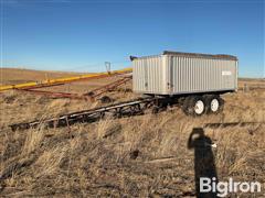 1976 Wilson Aluminum T/A Grain Pup Trailer 