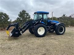 2006 New Holland TV145 4WD Bi-Directional Tractor W/Loader 