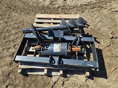 2023 JCT Post Hole Auger Skid Steer Attachment 