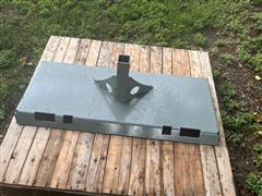 Skid Steer Faceplate Receiver Hitch Attachment 