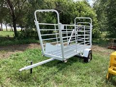 1999 Daniels Portable Livestock Chute 