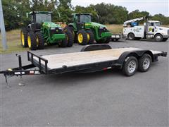 2022 Jackson 6.10x18 18' T/A Flatbed Trailer 