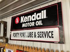Kendall Oil Metal Sign 