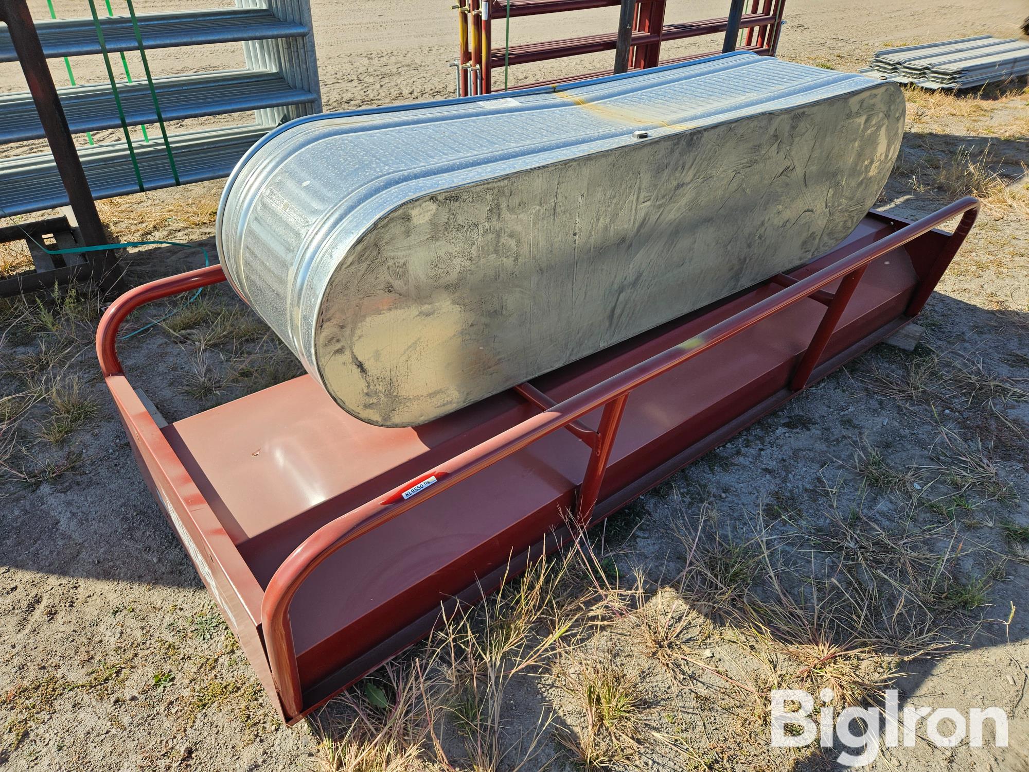 Behlen Feed Bunk & Galvanized Oblong Water Tanks 