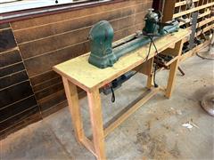 Shop Master Tools Wood Turning Lathe 