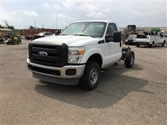 2012 Ford F250XL 4x4 Cab & Chassis 