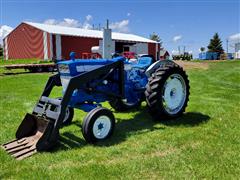 1968 Ford 5000 2WD Tractor W/Loader 