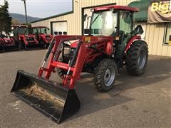 2016 Mahindra 2565 4WD Compact Utility Tractor W/Loader 