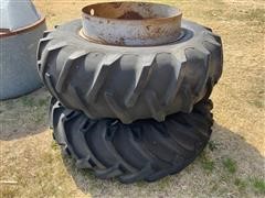 Firestone 18.4-30 Tires & Rims 