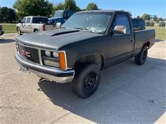 1989 GMC 1500 SLE Sierra 4x4 Shortbed Pickup 