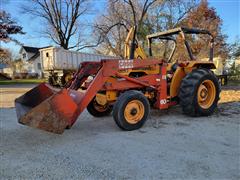 Case 380 2WD Tractor W/Loader 