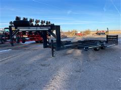 1998 Donahue EXG-160 T/A Expandable Swather Trailer 