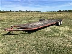 28’ Flatbed Farm Trailer 