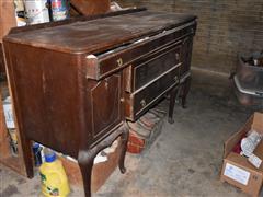 Oak Buffet Cabinet 