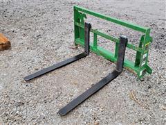 John Deere Quick Attach Pallet Forks 