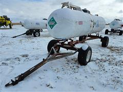 1000-Gallon Anhydrous Tank W/Running Gear 