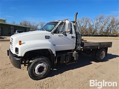 1997 GMC C6500 S/A Dually Flatbed Truck 