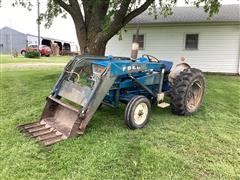 1969 Ford 3000 2WD Tractor W/Loader & Bucket 