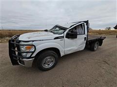 2011 Ford F250 4x4 Flatbed Pickup 