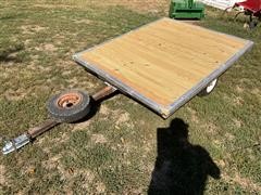 Shop Built 6’ Flatbed Trailer 