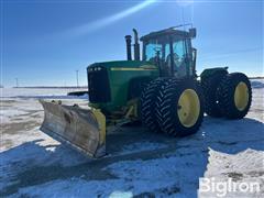 2003 John Deere 9120 4WD Tractor W/Blade 