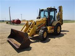 2005 Komatsu WB140 4x4 Loader Backhoe W/Extendahoe 