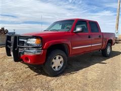 2005 GMC Sierra 1500 SLE Z71 Off Road 4x4 Crew Cab Pickup 