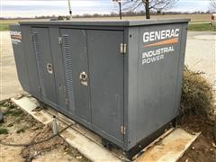 2012 Generac Industrial Power 35KW 3 PH Propane Standby Generator 