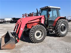 2000 Massey Ferguson 6290 MFWD Tractor W/Loader 