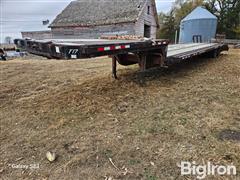 1978 Daco T/A Step Deck Flatbed Trailer W/Ramps 