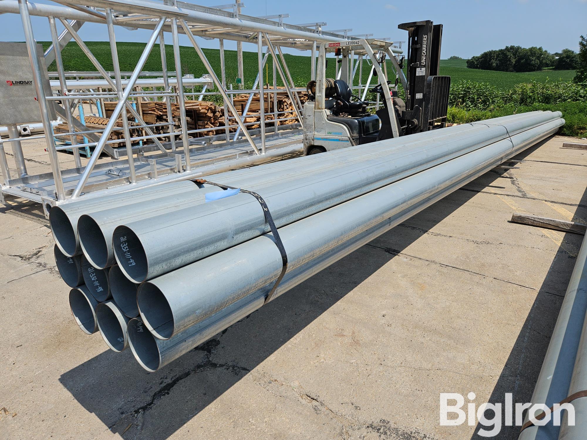 8" Galvanized 40' Steel Pipe 