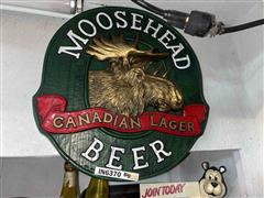 Moosehead Beer Sign 